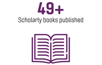49+ scholarly books published. 49+ scholarly books published.